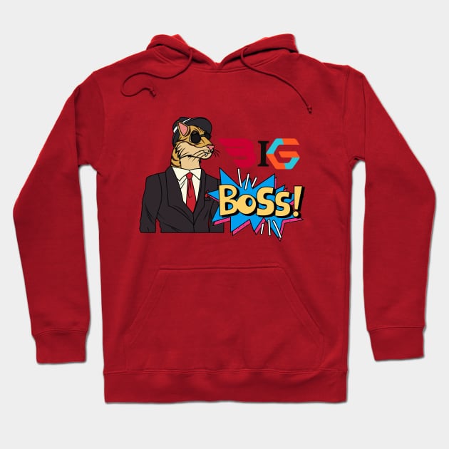 BIG TIGER BOSS POP ART STYLE DESIGN Hoodie by O.M design